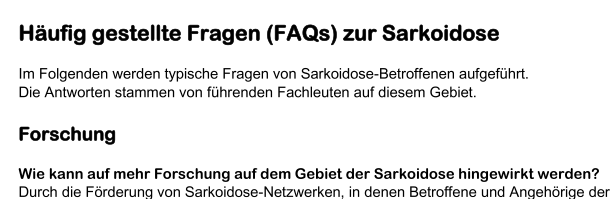 logo: Sarkoidose-FAQ