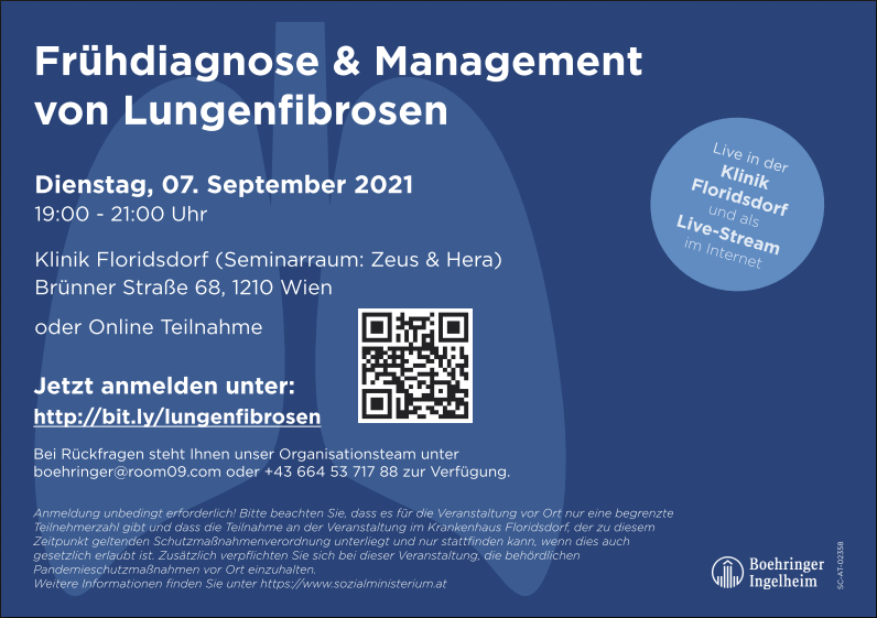 Einladung zu Frhdiagnose und Management von Lungenfibrose